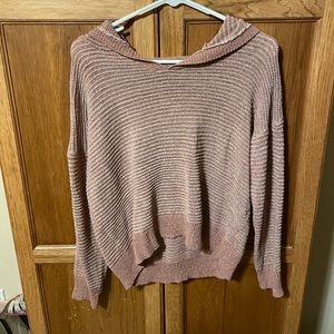 Light weight hooded sweater